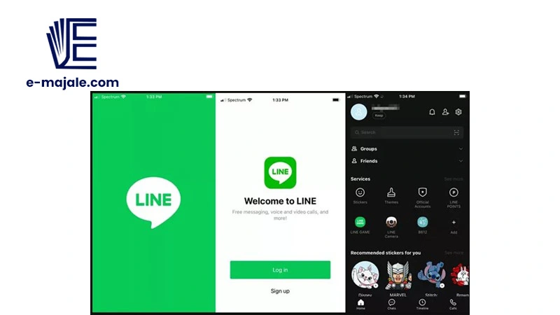 اپلیکیشن Line برای تماس تصویری