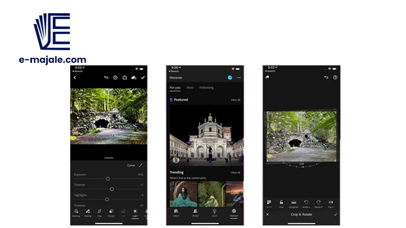 نرم افزار Lightroom Mobile
